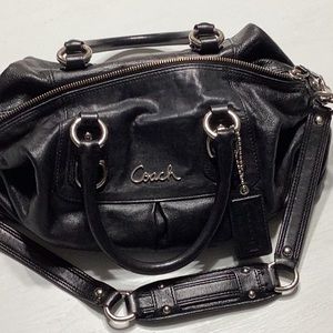 Coach leather bag